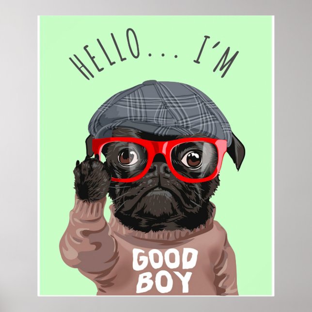 Affiche Carlin Je Suis Un Bon Garçon, Don Carlin Lover, Ca (Devant)