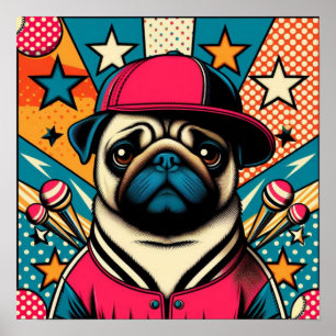 AFFICHE CARLIN POP-ART LIFE 7