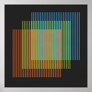 Affiche Carlos Cruz Diez - 12