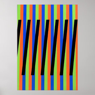 Affiche Carlos Cruz Diez - Fisicromia 2