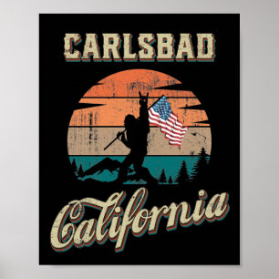 Affiche Carlsbad Californie