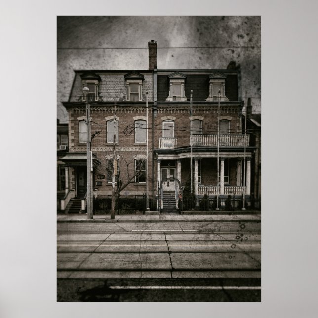 Affiche Carlton Street No 9 Old Film Version (Devant)