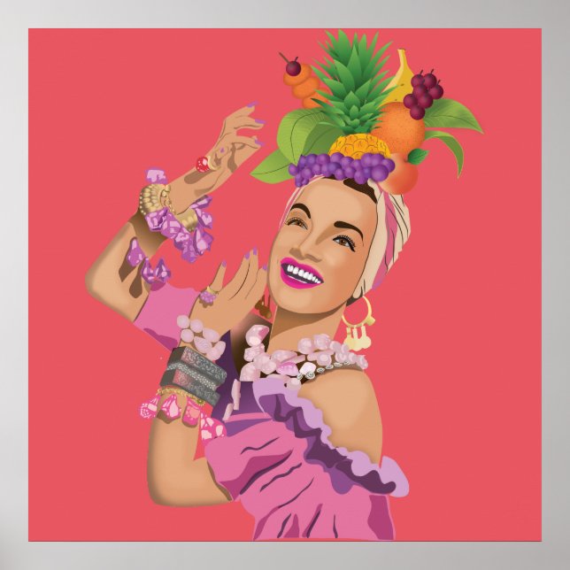 Affiche Carme Miranda (Devant)