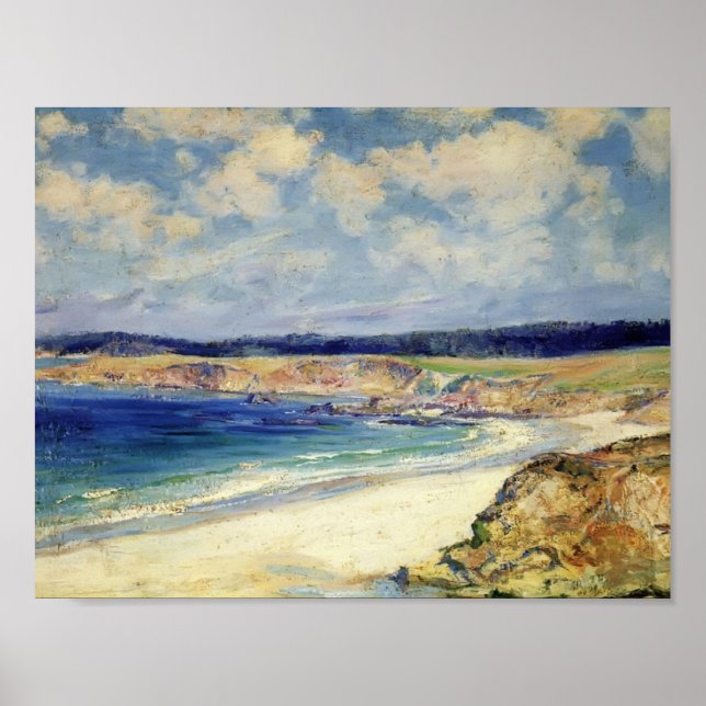 Affiche Carmel Beach par Guy Rose (Devant)