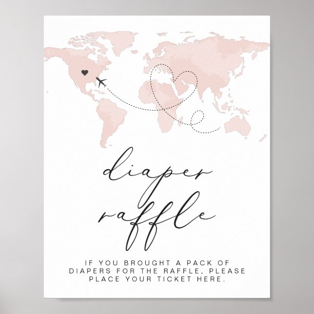 Affiche CARMEN Carte rose Aventure Bébé Déchets Raffle (Devant)