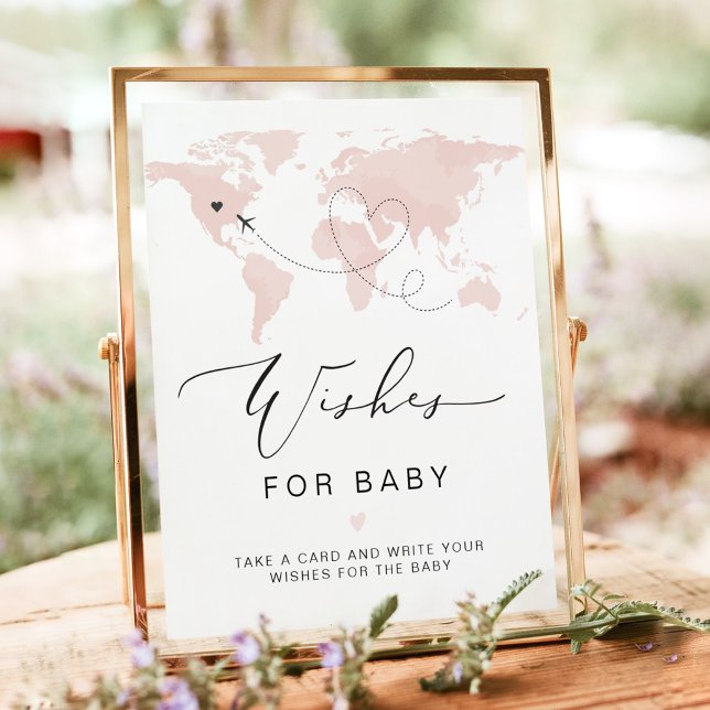 Affiche CARMEN Carte Rose Aventure Vœux Pour Bébé  (Créateur téléchargé)