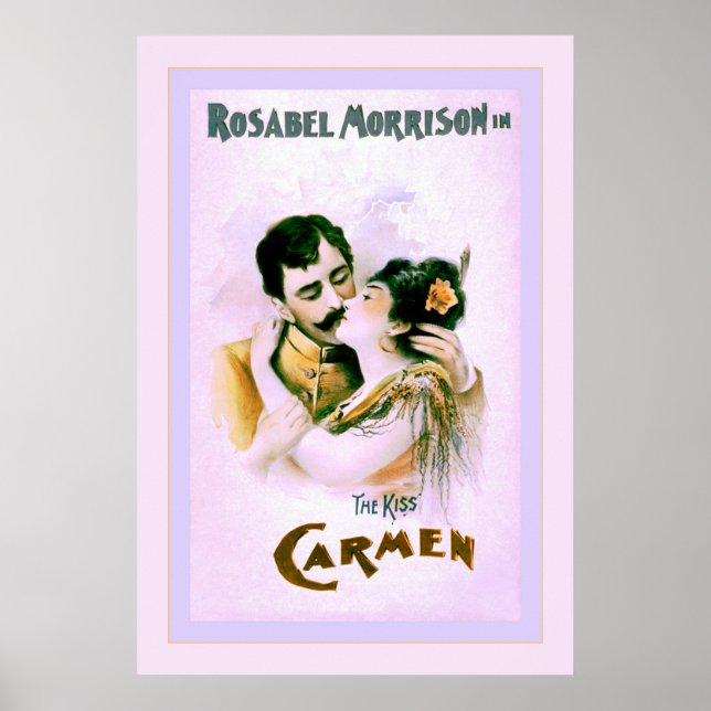 Affiche Carmen ~ Le Baiser (Devant)