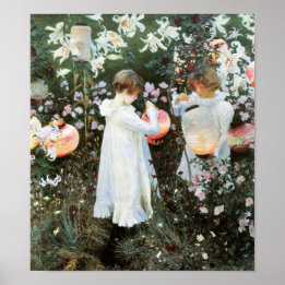 Affiche Carnation Lily Lily Rose John Sargent Fine Art