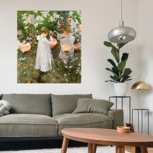 Affiche Carnation, Lily, Lily, Rose Par John Singer Sargen