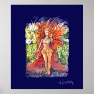 Affiche Carnaval Brasil