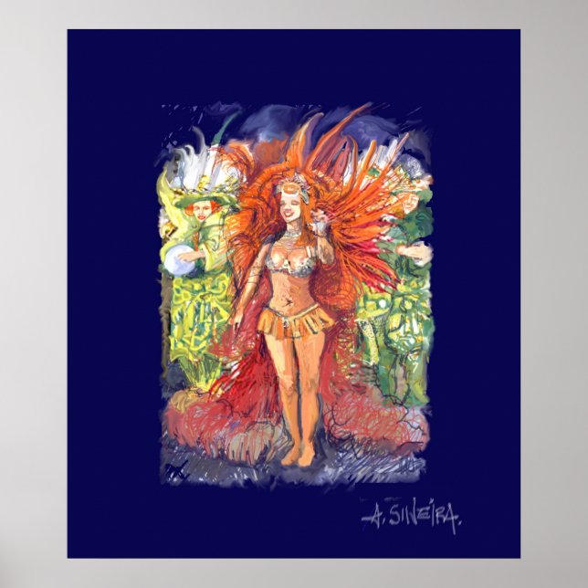 Affiche Carnaval Brasil (Devant)