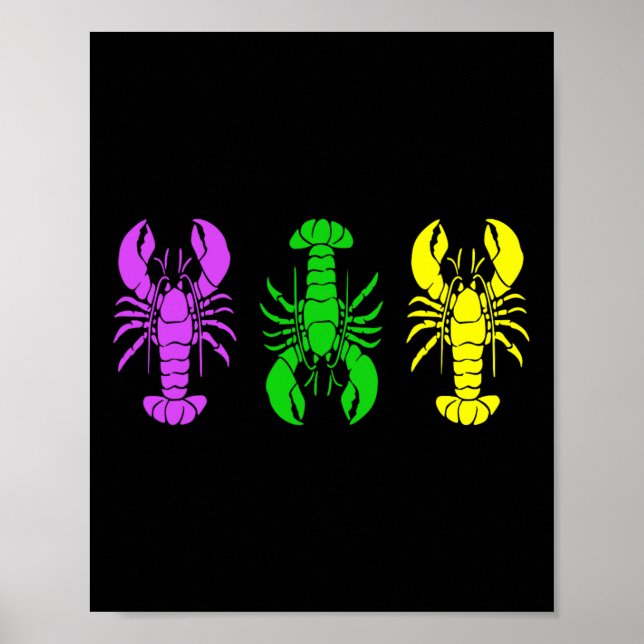 Affiche Carnaval de Mardi Gras (Devant)