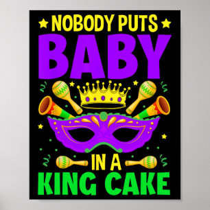 Affiche Carnaval de Mardi Gras - Personne ne met