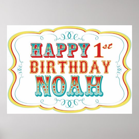 Affiche Carnaval De Signe De Joyeux Anniversaire Ou Partie Zazzle Fr