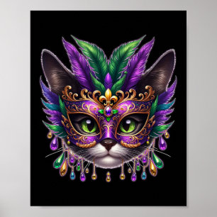 Affiche Carnaval Mardi Gras New Orleans