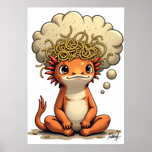 Affiche Carnet Burnt Sienna - Repensez à cette citation dr