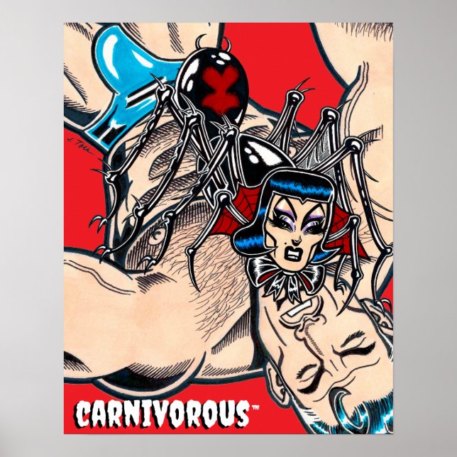 Affiche Carnivorous™/Black Widow (Devant)