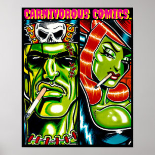 Affiche Carnivorous™/La Belle et la Bête