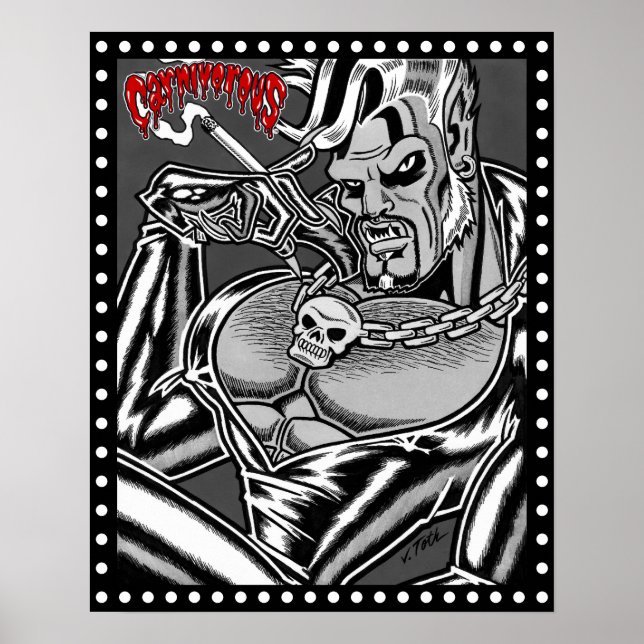 Affiche Carnivorous™/Werebiker/Logo (Devant)
