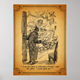 Affiche Carol de Noël : Le fantôme du présent de Noël