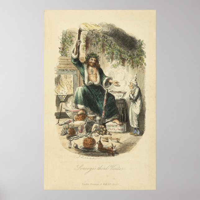 Affiche Carol de Noël : Le troisième visiteur de Scrooge (Devant)