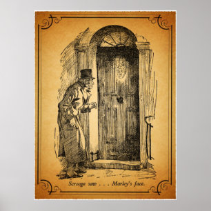 Affiche Carol de Noël : Le visage de Marley