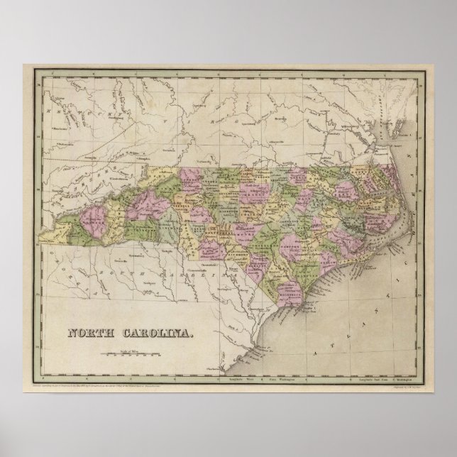 Affiche Caroline du Nord 7 (Devant)