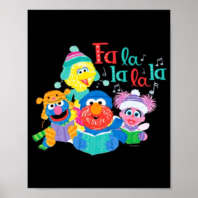Affiche Caroling Sesame Street  (Devant)