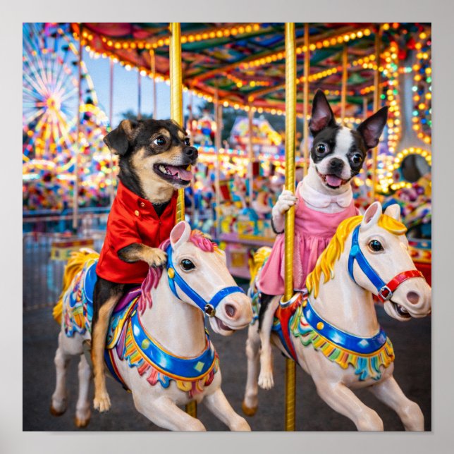 Affiche "Carousel" (Devant)