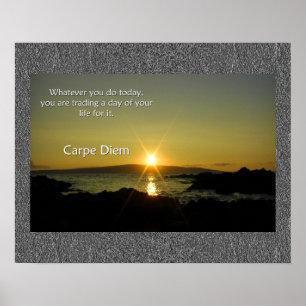 Affiche Carpe Diem