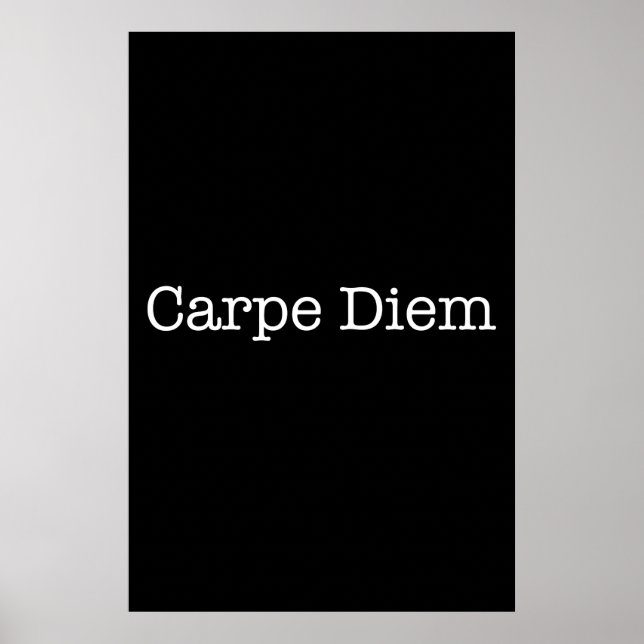 Affiche Carpe Diem Saisir la citation du jour - Citations (Devant)