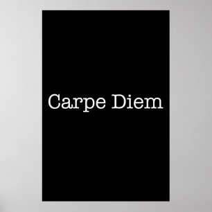 Affiche Carpe Diem saisissent la citation de jour -