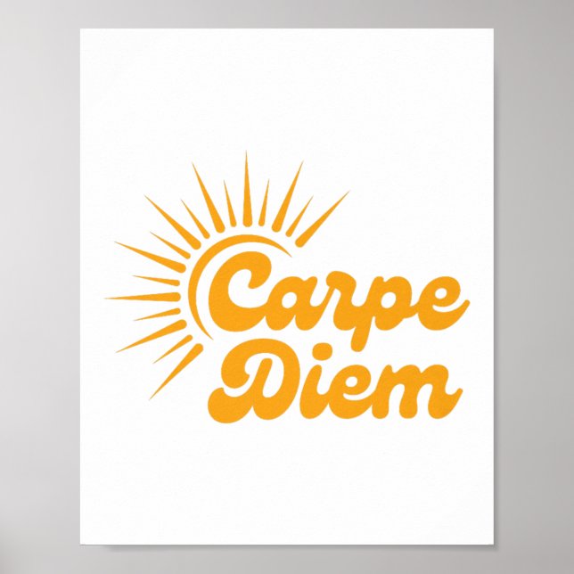 Affiche Carpe Diem Sunrise Premium  (Devant)