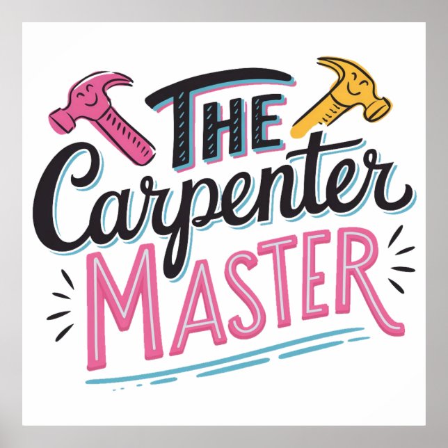Affiche Carpenter job master  (Devant)