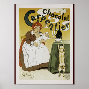Affiche Carpentier au chocolat