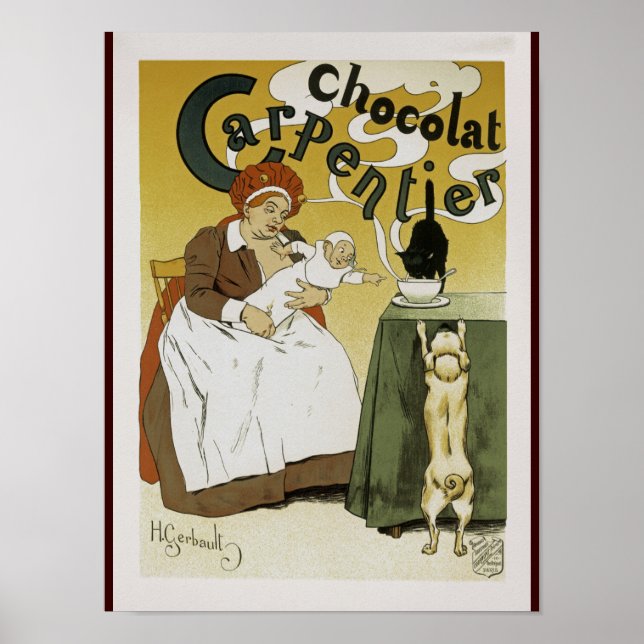 Affiche Carpentier au chocolat (Devant)