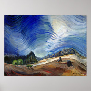 Affiche Carr - Au-Dessus De La Pointe De Gravel 1937