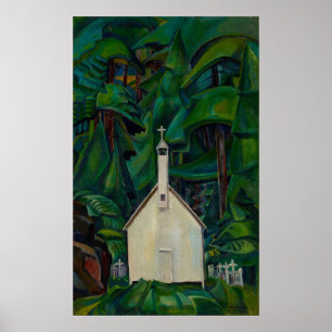Affiche Carr - Église autochtone