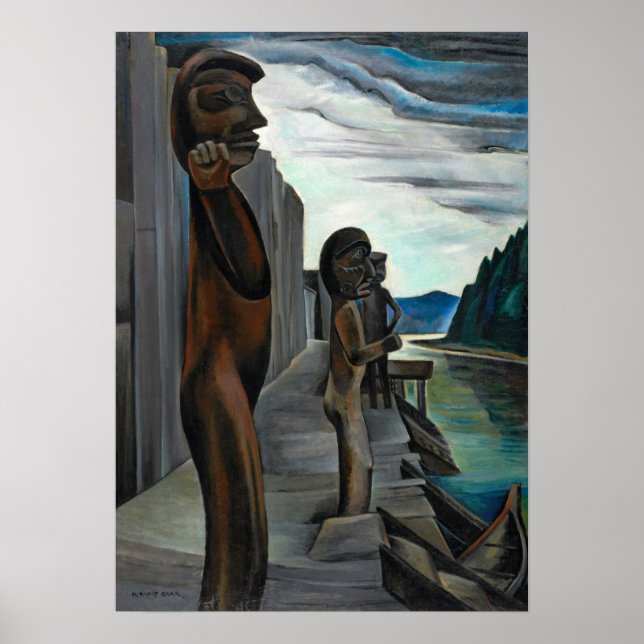 Affiche Carr - Port de Blunden 1930 (Devant)