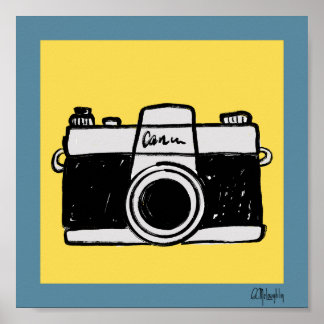 Affiche carré d'affiche d'art 8x8