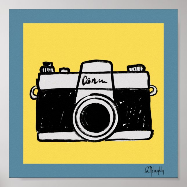 Affiche carré d'affiche d'art 8x8 (Devant)