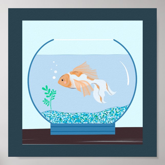 Affiche carré d'affiche d'art 8x8 (Devant)