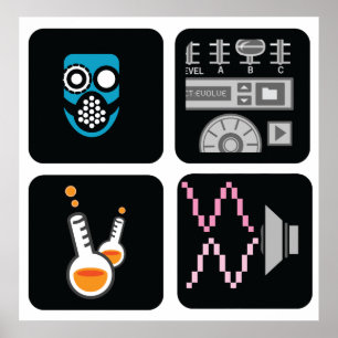 Affiche Carré de projet de formule 1