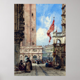Affiche Carré de Saint-Marc, Venise,