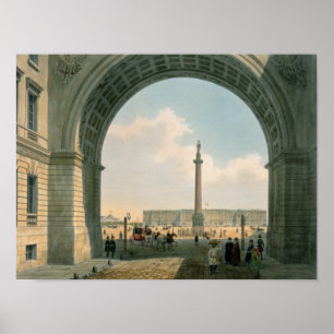 Affiche Carré du Palais, Vue de l'Arc de l'Armée