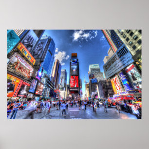 Affiche Carré du Times - New York City