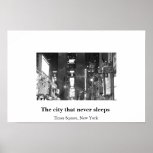 Affiche Carré du Times, NY