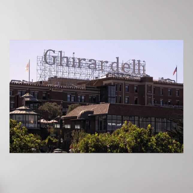 Affiche CARRÉ GHIRARDELLI à SAN FRANCISCO (Devant)