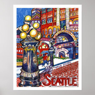 Affiche Carré pionnier