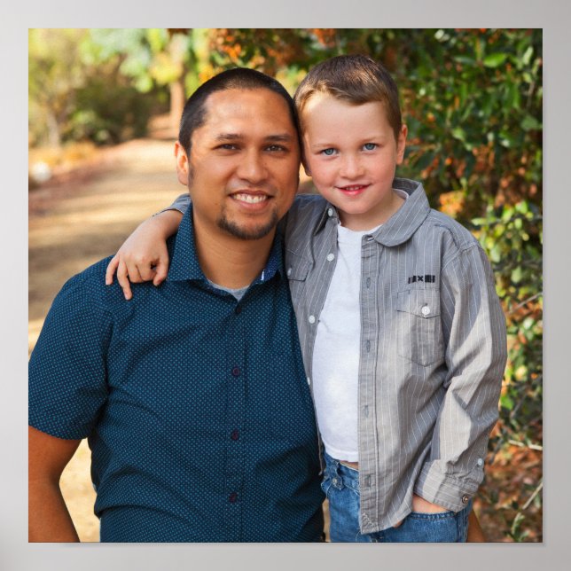 Affiche Carré Portrait famille (Devant)
